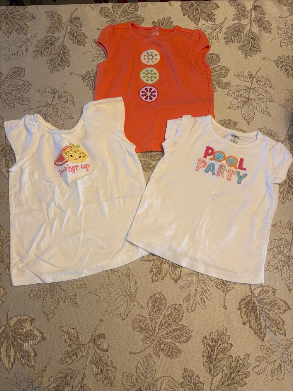 Cute Gymboree girls size 4 summer top bundle ☀️🍋🏖️